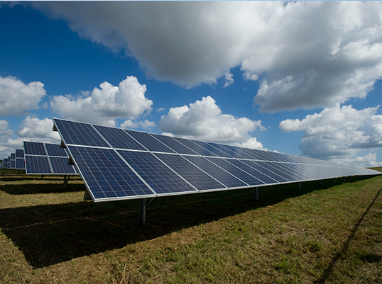 Fixed flat panel PV